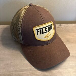 FILSON - Mesh Logger Cap - Brown- Fly Fishing - Salmon - Trout -  VGUC
